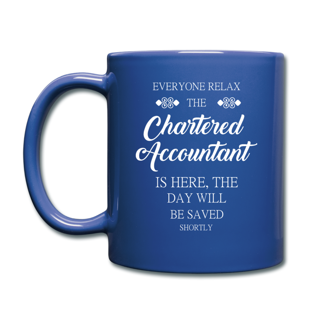 Chartered Accountant Full Color Mug - royal blue