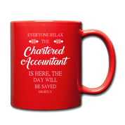 Chartered Accountant Full Color Mug - red