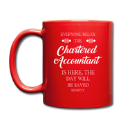 Chartered Accountant Full Color Mug - red