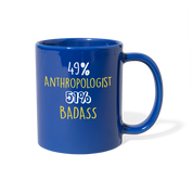 [SPOD] Mug for Anthropologist Gift for Anthropologist Black mug, Gift for Coffee or Tea lover, Christmas gift for coworker - royal blue