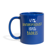 [SPOD] Mug for Anthropologist Gift for Anthropologist Black mug, Gift for Coffee or Tea lover, Christmas gift for coworker - royal blue
