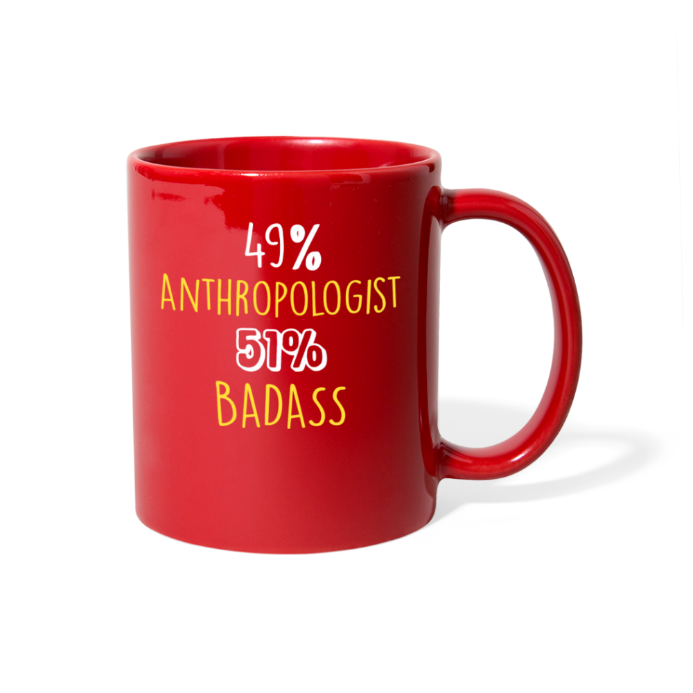 [SPOD] Mug for Anthropologist Gift for Anthropologist Black mug, Gift for Coffee or Tea lover, Christmas gift for coworker - red