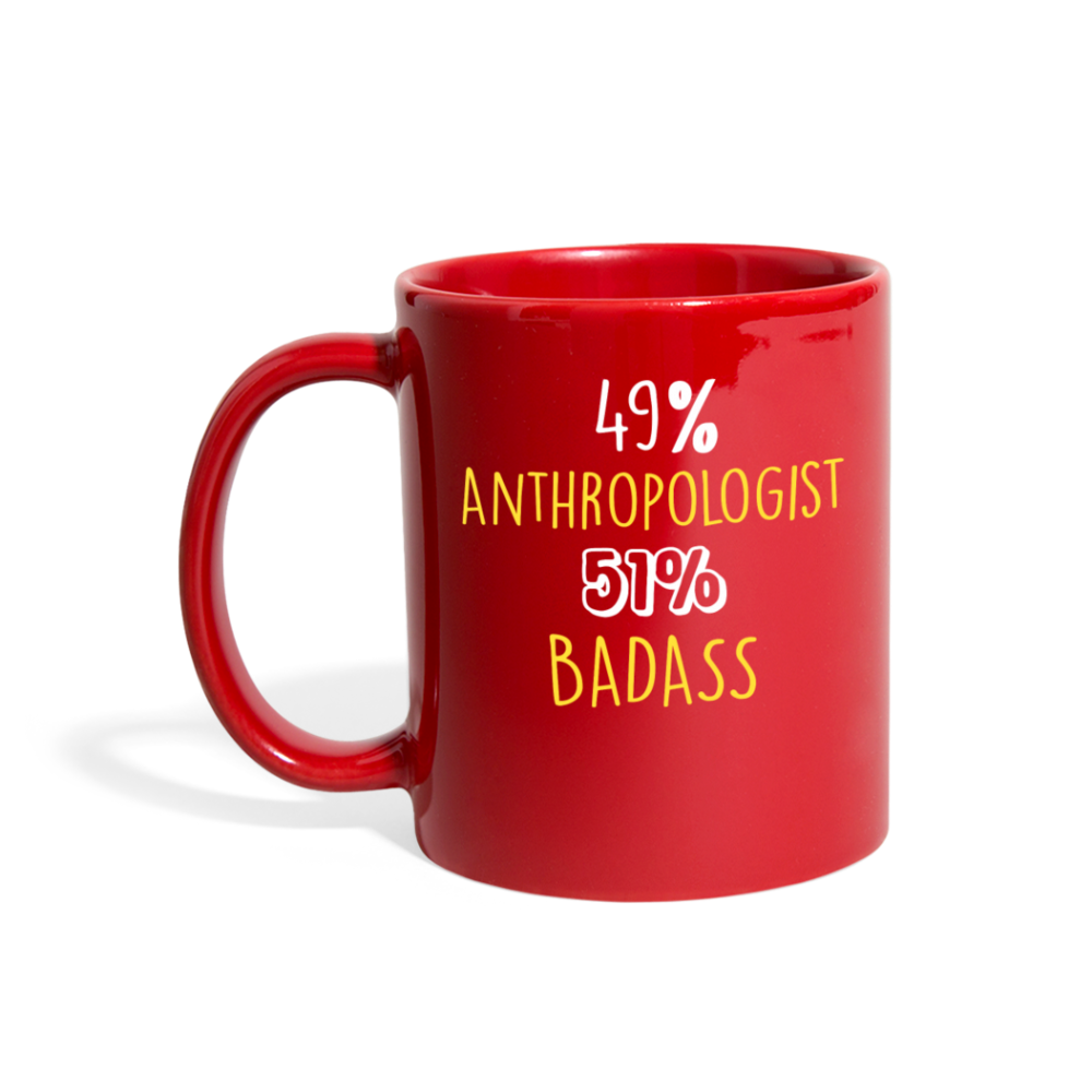 [SPOD] Mug for Anthropologist Gift for Anthropologist Black mug, Gift for Coffee or Tea lover, Christmas gift for coworker - red