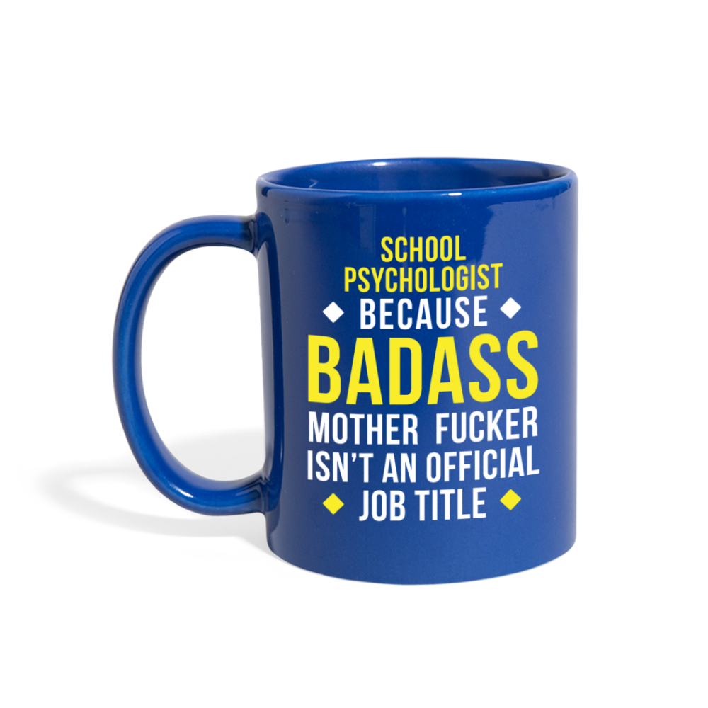 [SPOD]  Mug School psychologist mug - Badass School psychologist mug - School psychologist coffee mug School psychologist coffee cup (11oz) Black - royal blue