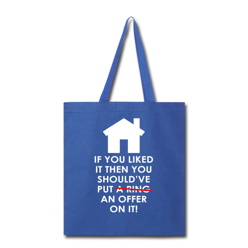 If you liked it then you should've put an offer on it! Tote Bag - royal blue