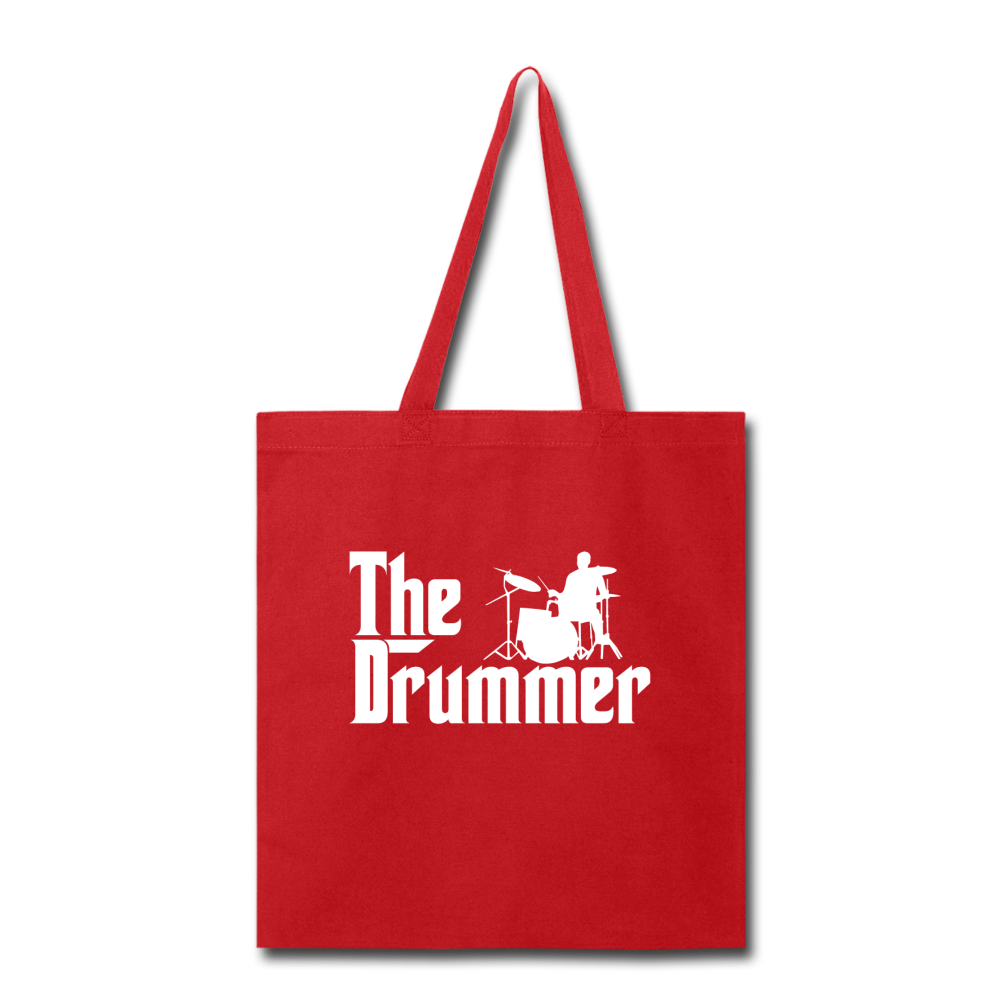 The Drummer Tote Bag - red