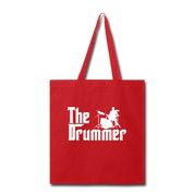 The Drummer Tote Bag - red