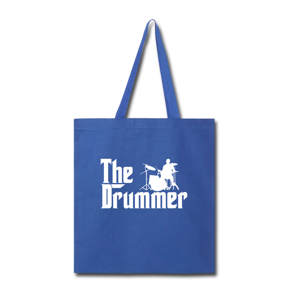 The Drummer Tote Bag - royal blue