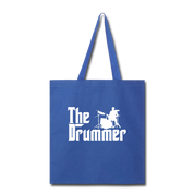 The Drummer Tote Bag - royal blue