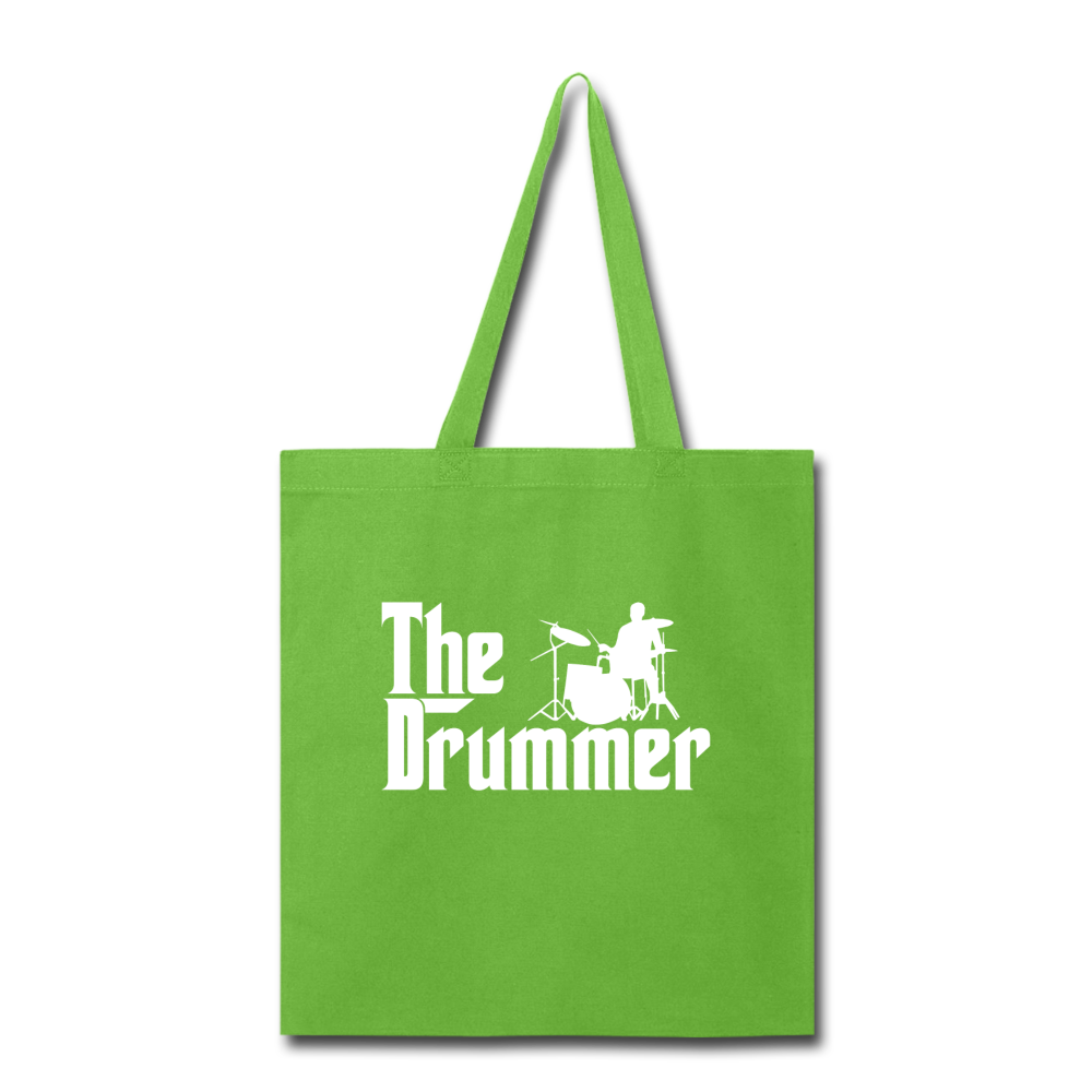 The Drummer Tote Bag - lime green