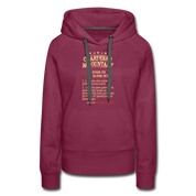 Chartered Accountant Hoodie - Chartered Accountant see also WIZARD, MAGICIAN, Accountant Gift Women’s Premium Hoodie - burgundy