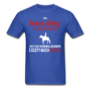 I'm a Horse riding grandpa Unisex Classic T-Shirt - royal blue