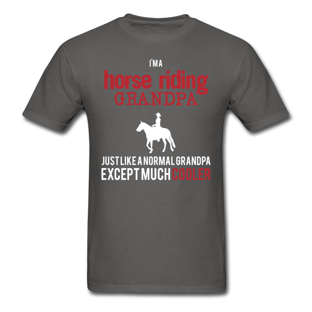 I'm a Horse riding grandpa Unisex Classic T-Shirt - charcoal