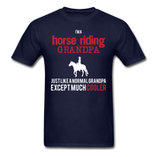 I'm a Horse riding grandpa Unisex Classic T-Shirt - navy