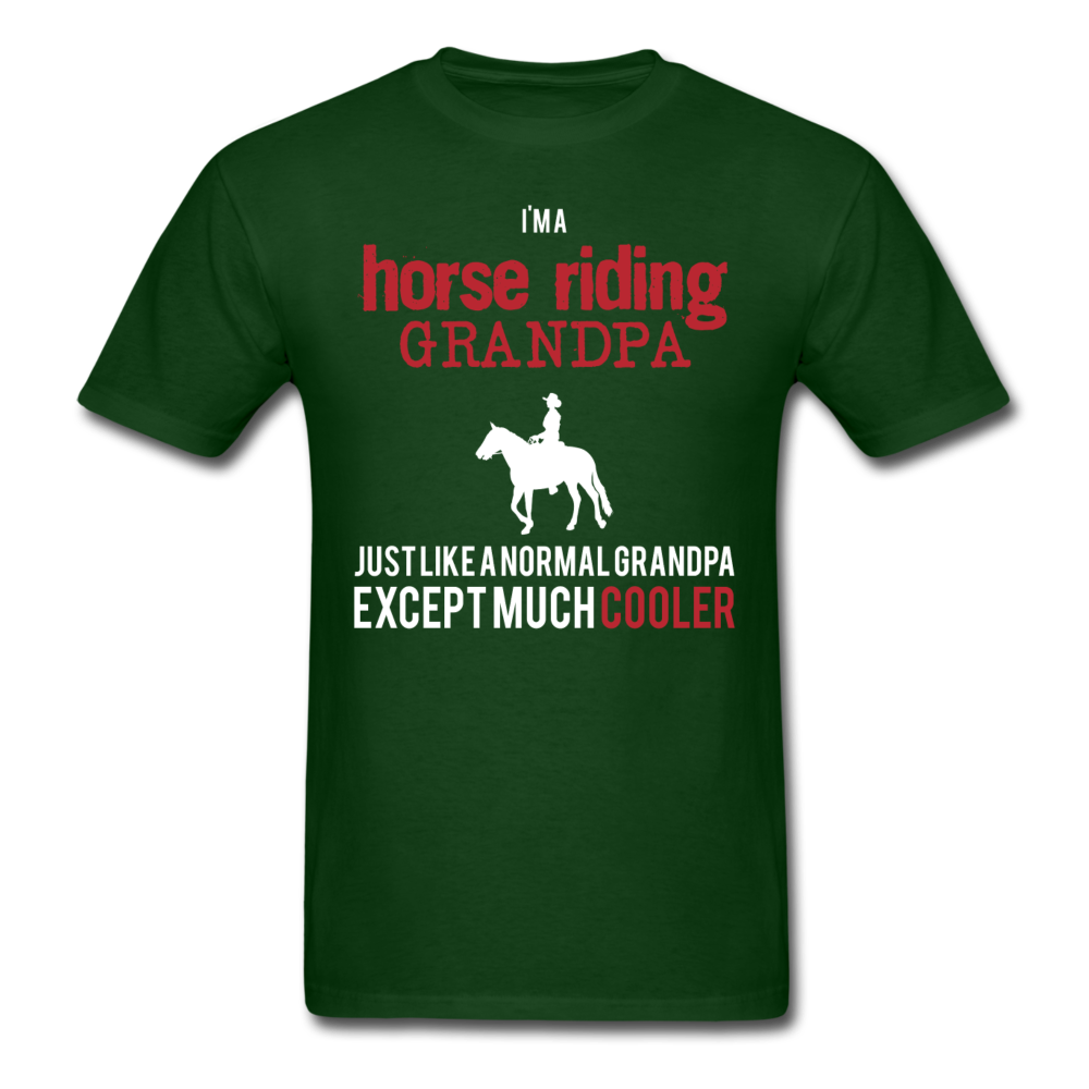 I'm a Horse riding grandpa Unisex Classic T-Shirt - forest green