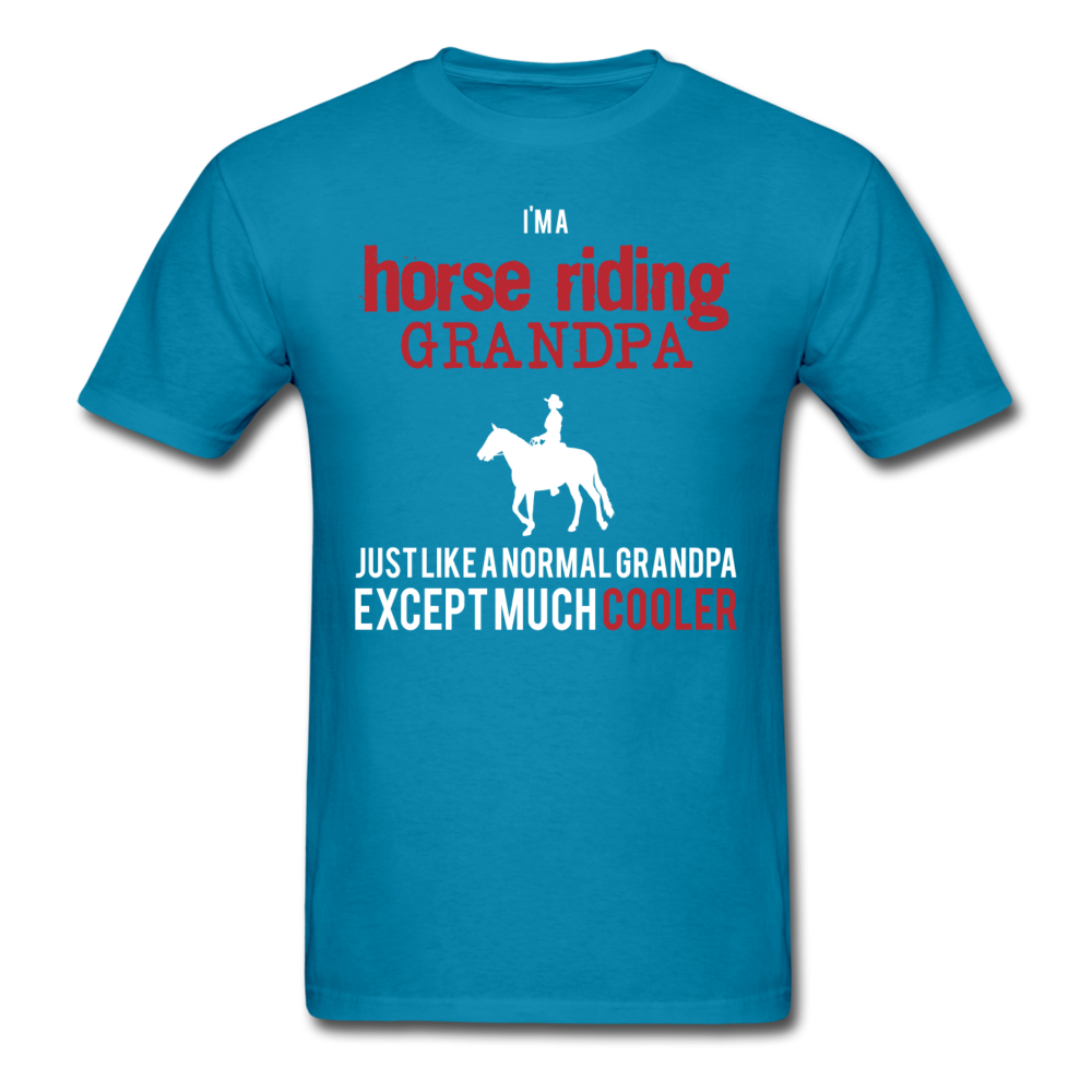 I'm a Horse riding grandpa Unisex Classic T-Shirt - turquoise