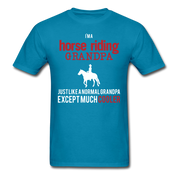 I'm a Horse riding grandpa Unisex Classic T-Shirt - turquoise