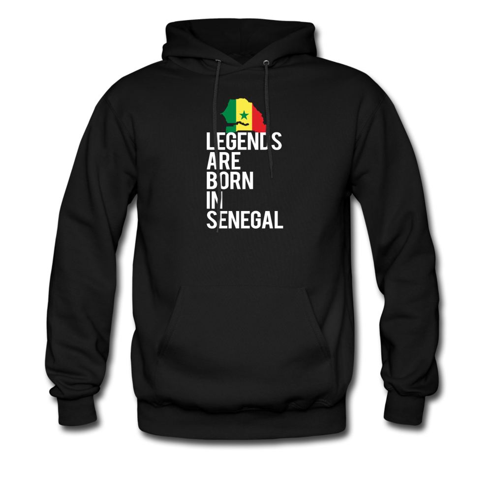 Legends are born in Senegal Unisex Hoodie - black