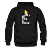 Legends are born in Senegal Unisex Hoodie - black