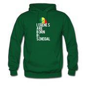 Legends are born in Senegal Unisex Hoodie - forest green
