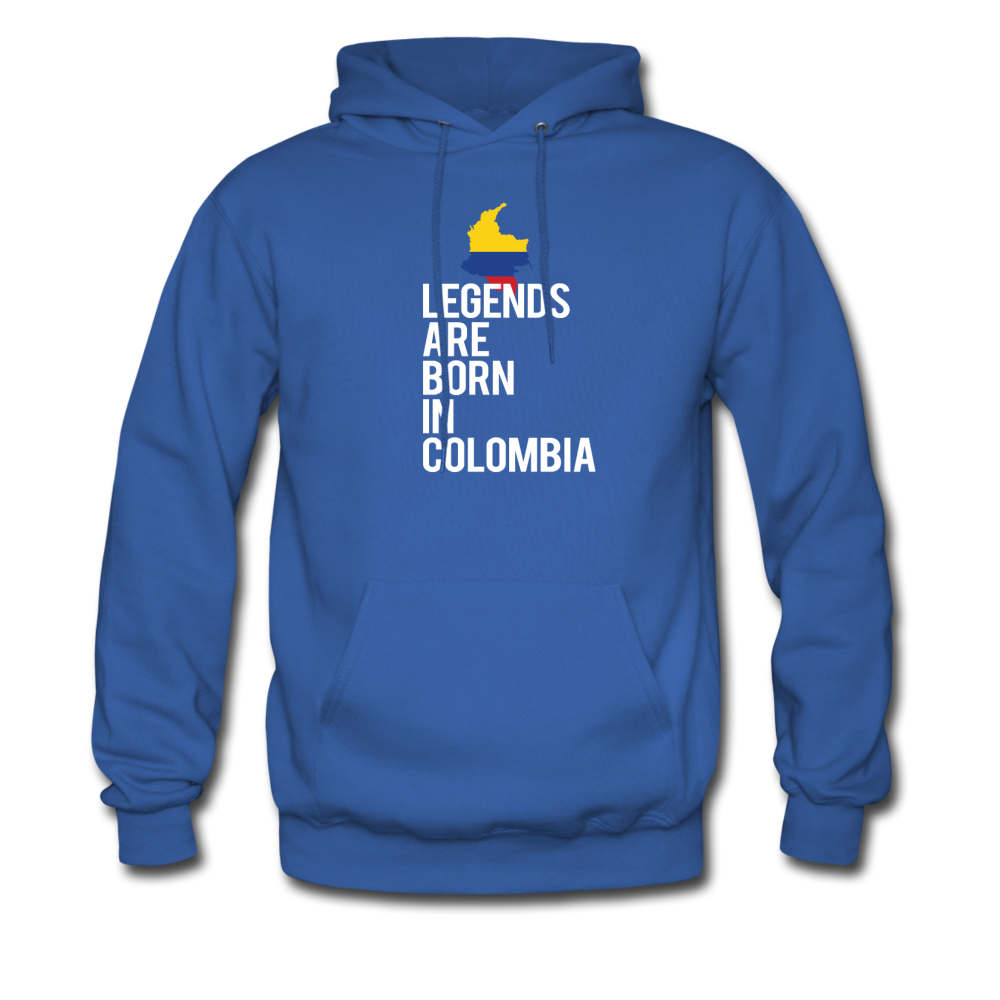 Legends are born in Colombia Unisex Hoodie - royal blue