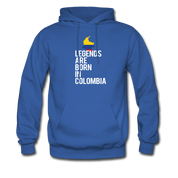 Legends are born in Colombia Unisex Hoodie - royal blue