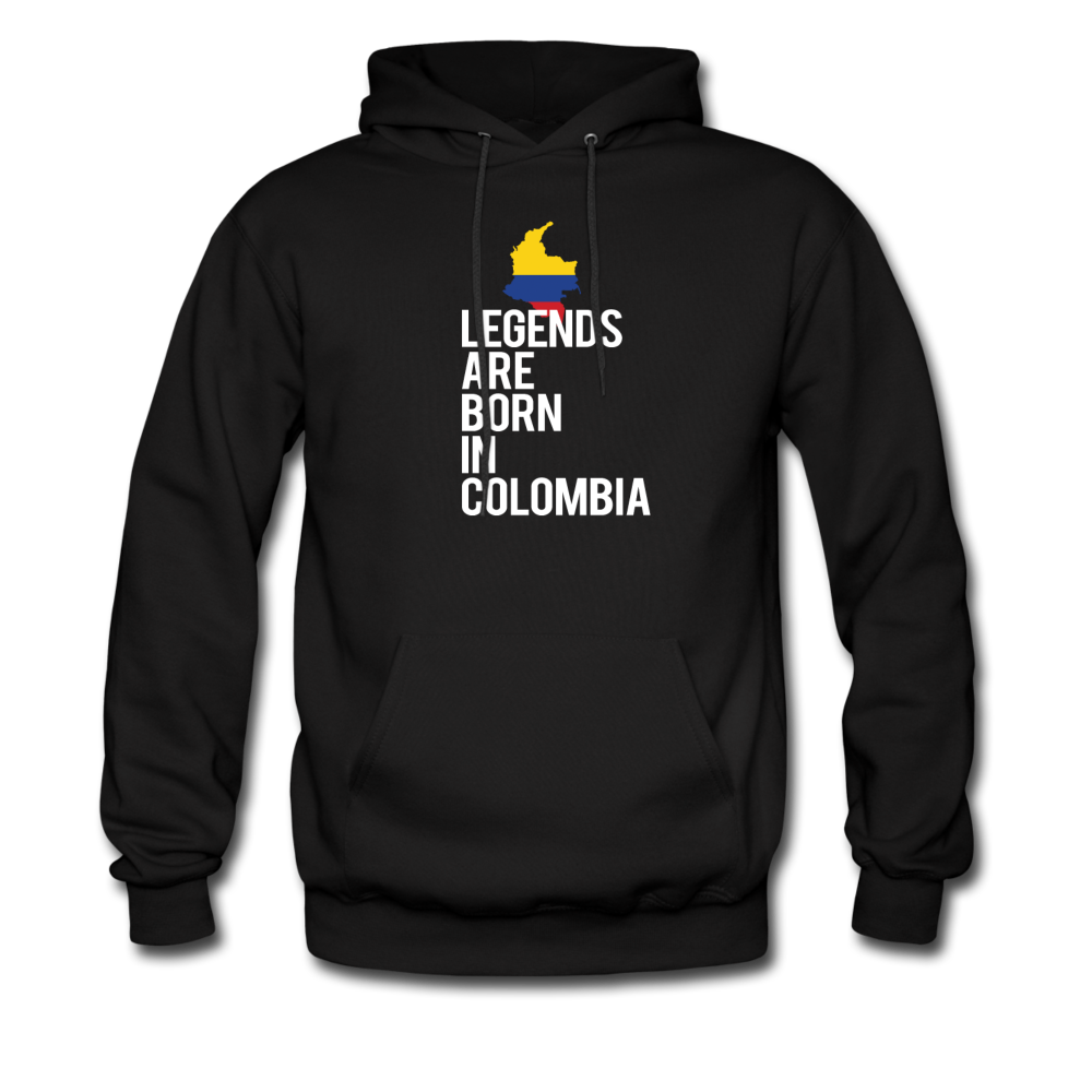 Legends are born in Colombia Unisex Hoodie - black