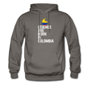 Legends are born in Colombia Unisex Hoodie - asphalt gray