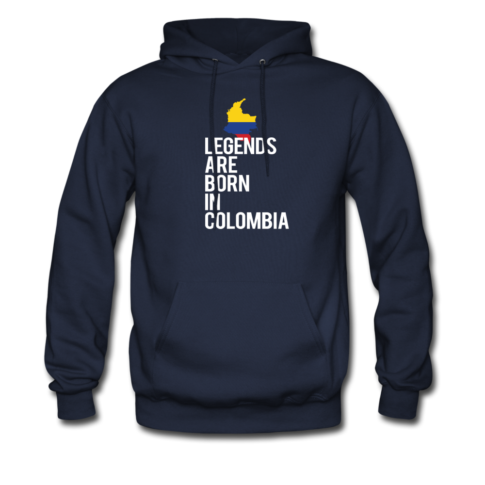 Legends are born in Colombia Unisex Hoodie - navy