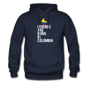 Legends are born in Colombia Unisex Hoodie - navy