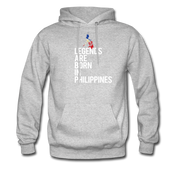 Legends are born in Philippines Unisex Hoodie - heather gray