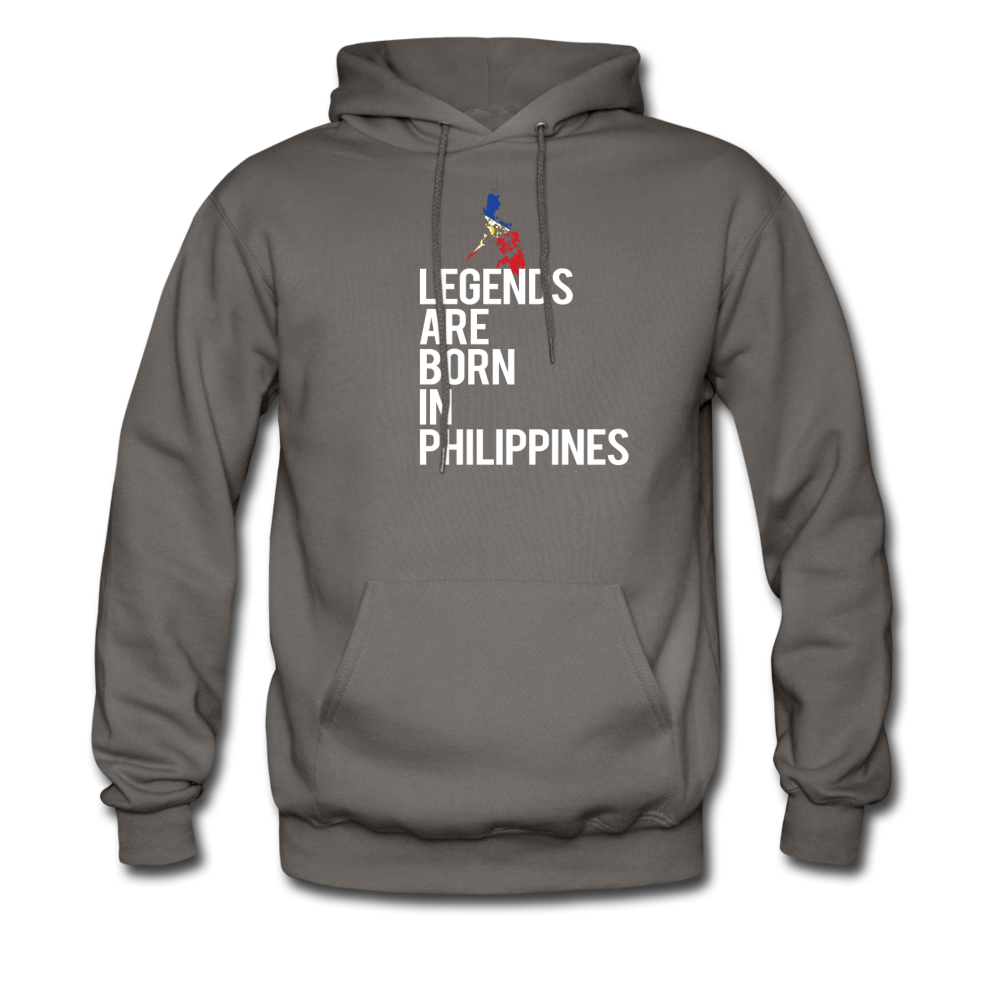 Legends are born in Philippines Unisex Hoodie - asphalt gray