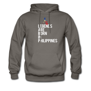 Legends are born in Philippines Unisex Hoodie - asphalt gray