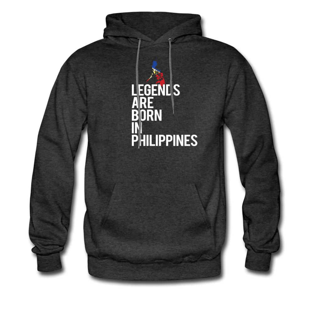Legends are born in Philippines Unisex Hoodie - charcoal grey