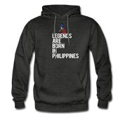 Legends are born in Philippines Unisex Hoodie - charcoal grey