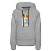 Legends are born in Belgium Women’s Premium Hoodie - heather grey