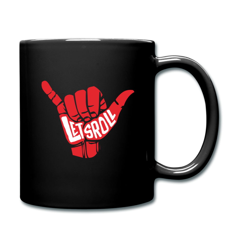 Brazilian Jiu Jitsu, BJJ, Jiu Jitsu - Lets roll mug - BJJ Coffee Cup BJJ Coffee Mug (11oz) Black Full Color Mug - black