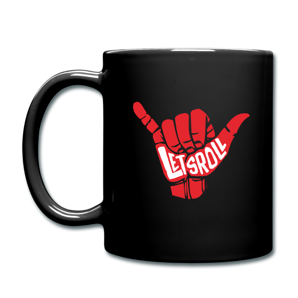 Brazilian Jiu Jitsu, BJJ, Jiu Jitsu - Lets roll mug - BJJ Coffee Cup BJJ Coffee Mug (11oz) Black Full Color Mug - black