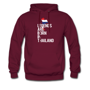 Legends are born in Thailand Unisex Hoodie - burgundy
