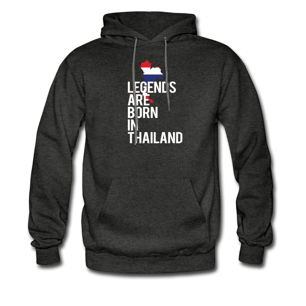 Legends are born in Thailand Unisex Hoodie - charcoal grey