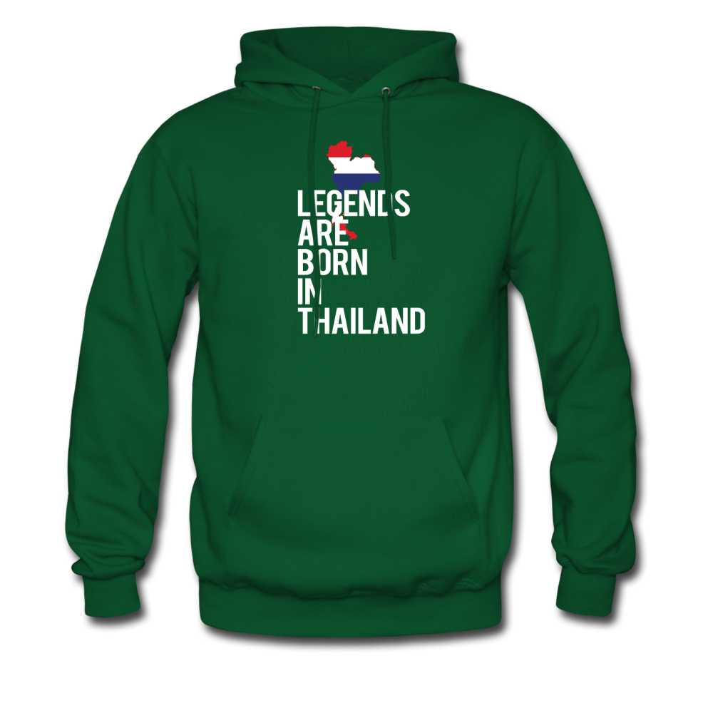 Legends are born in Thailand Unisex Hoodie - forest green