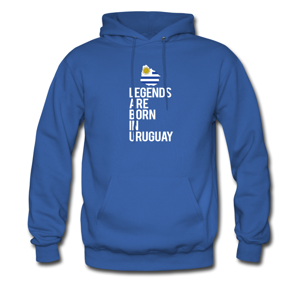 Legends are born in Uruguay Unisex Hoodie - royal blue