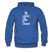 Legends are born in Uruguay Unisex Hoodie - royal blue