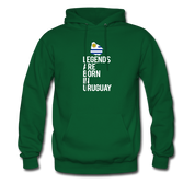 Legends are born in Uruguay Unisex Hoodie - forest green