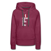 Legends are born in Peru Women's Premium Hoodie - burgundy