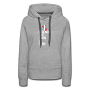 Legends are born in Peru Women's Premium Hoodie - heather grey