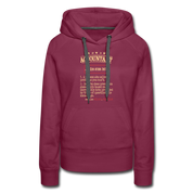 Accountant see also WIZARD, MAGICIAN Women’s Premium Hoodie - burgundy