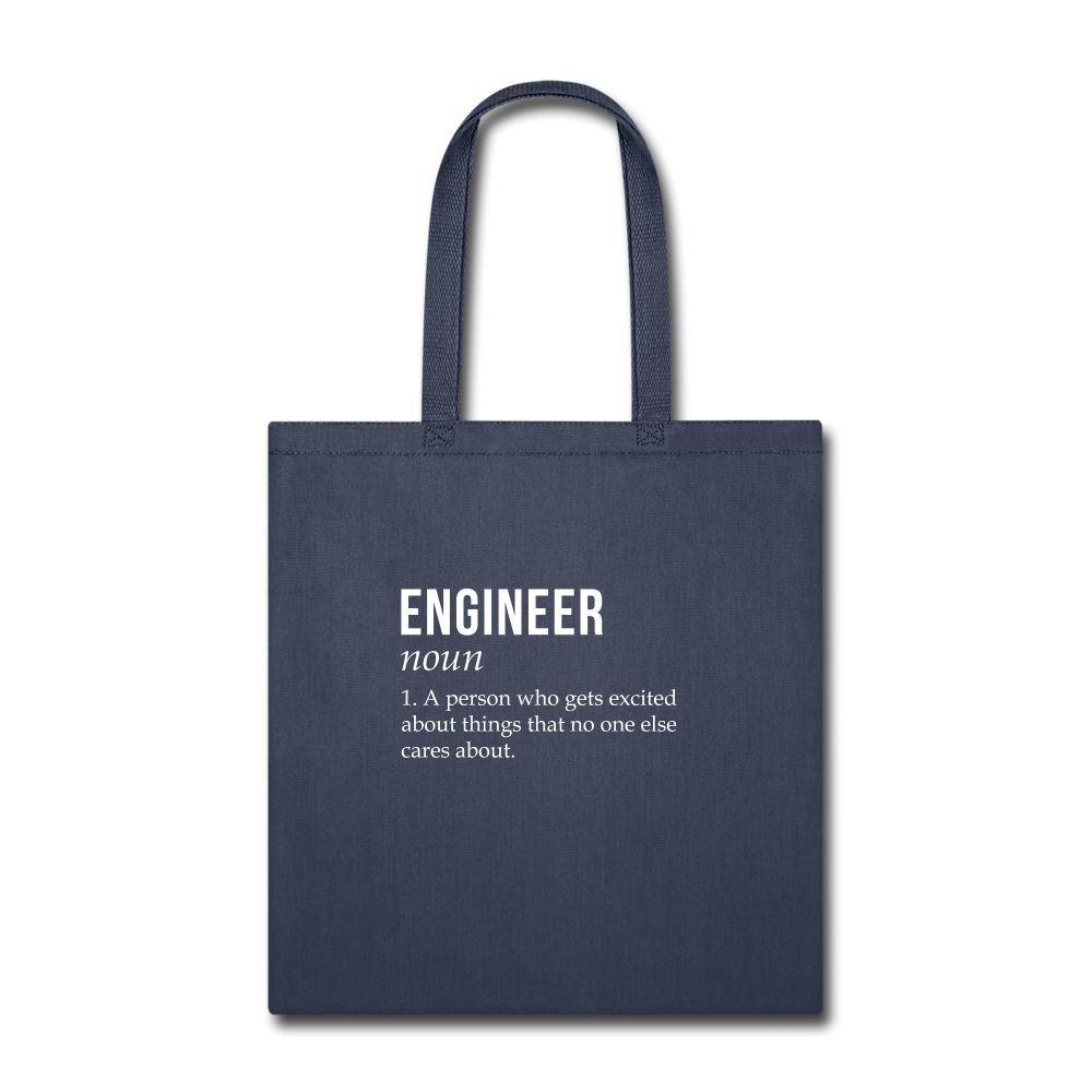 Engineer - noun Tote Bag - navy