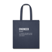 Engineer - noun Tote Bag - navy