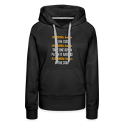 99 little bugs in the code Women’s Premium Hoodie - black